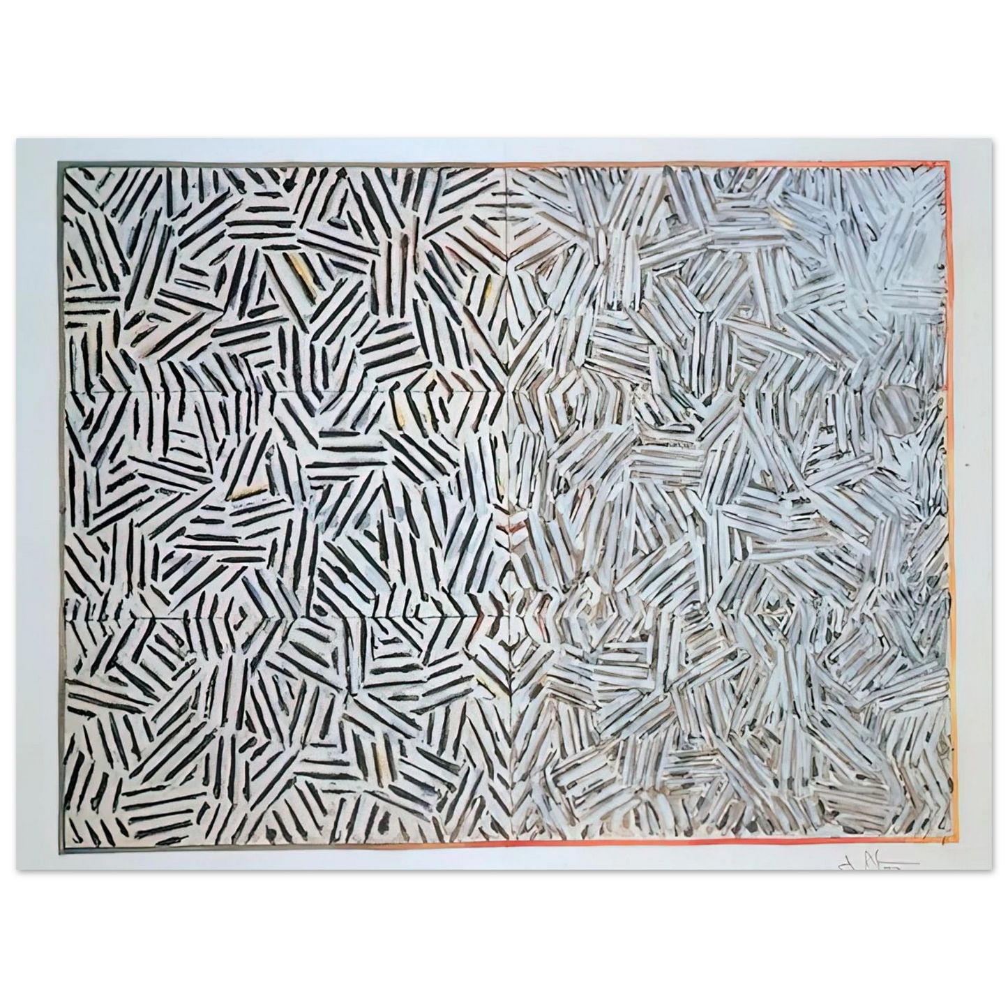 Jasper Johns - CORPSE AND MIRROR 1969 Fine Art Poster - Default Title