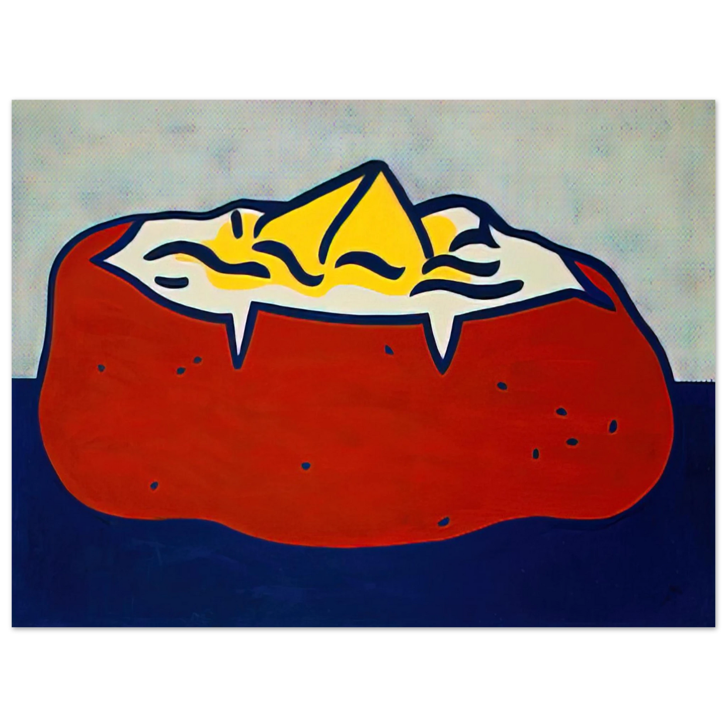 Roy Lichtenstein - BAKED POTATO 1962 Fine Art Poster - Default Title