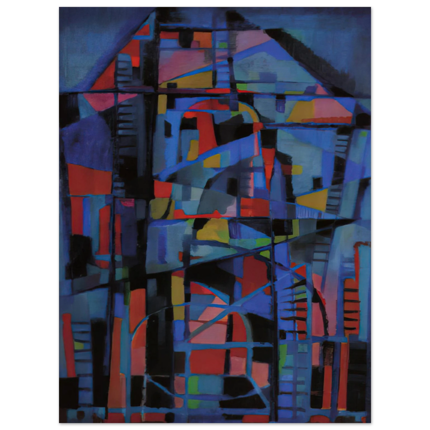 Alfred Manessier - Angelus domini nuntiavit mariæ - 1947 Fine Art Poster - Default Title