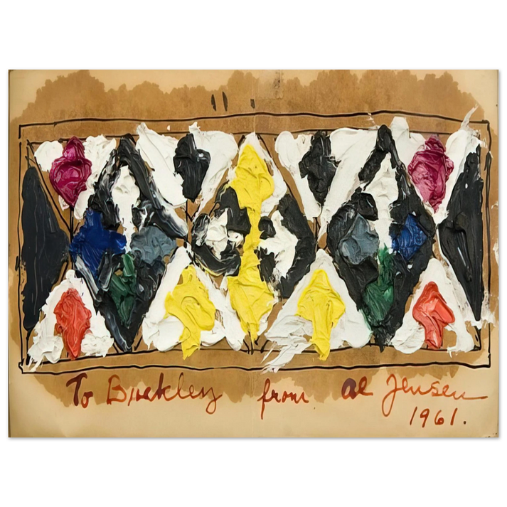 Alfred Jensen - Untitled - 1961 75x100 cm / 30x40inches Fine Art Poster