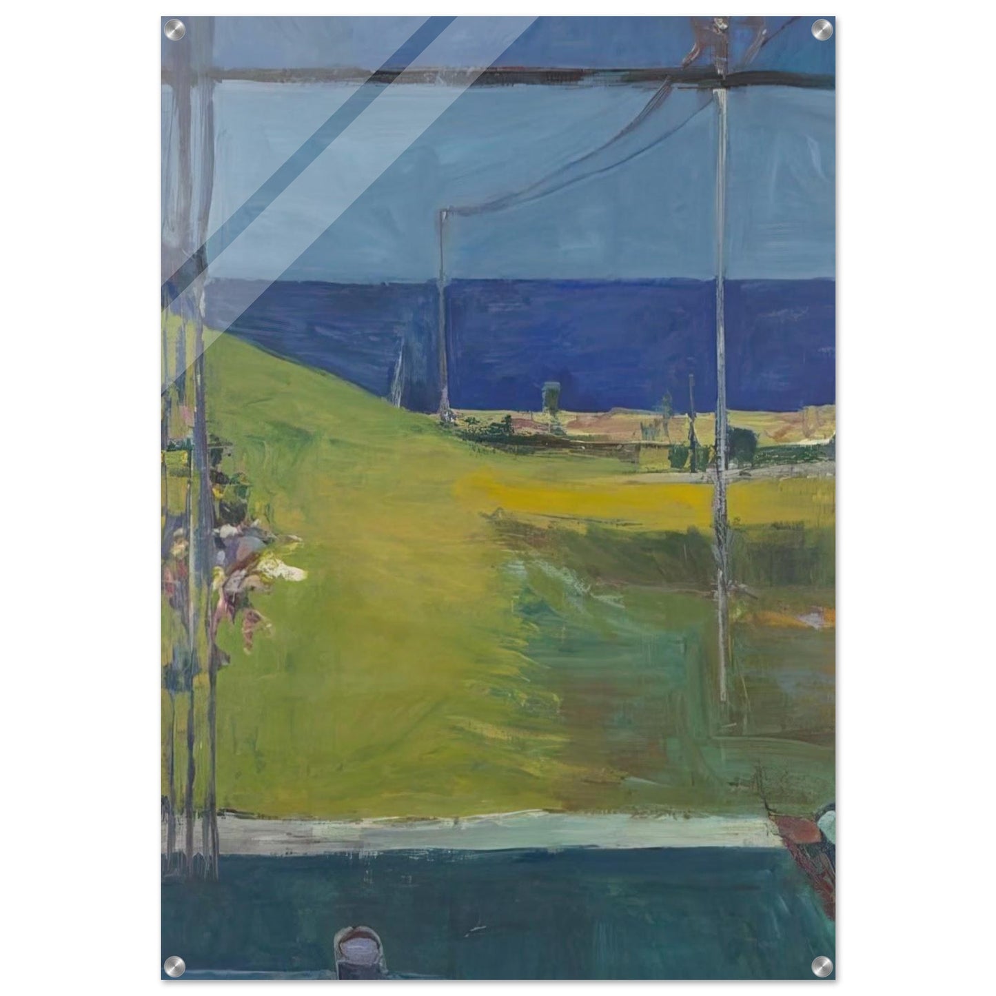 Ocean from a Window - Richard Diebenkorn Acrylic Print - 70x100 cm / 28x40″ inches