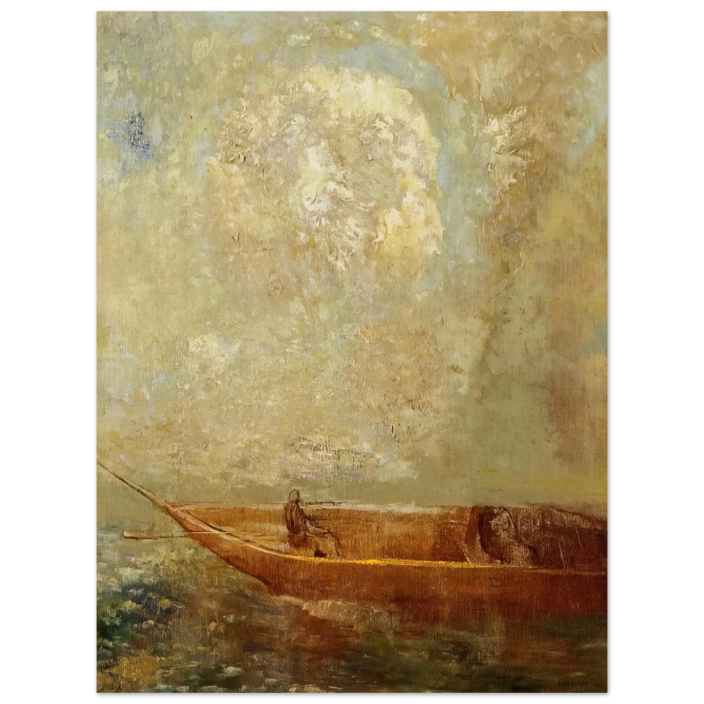 Odilon Redon - A BOAT Fine Art Poster - Default Title