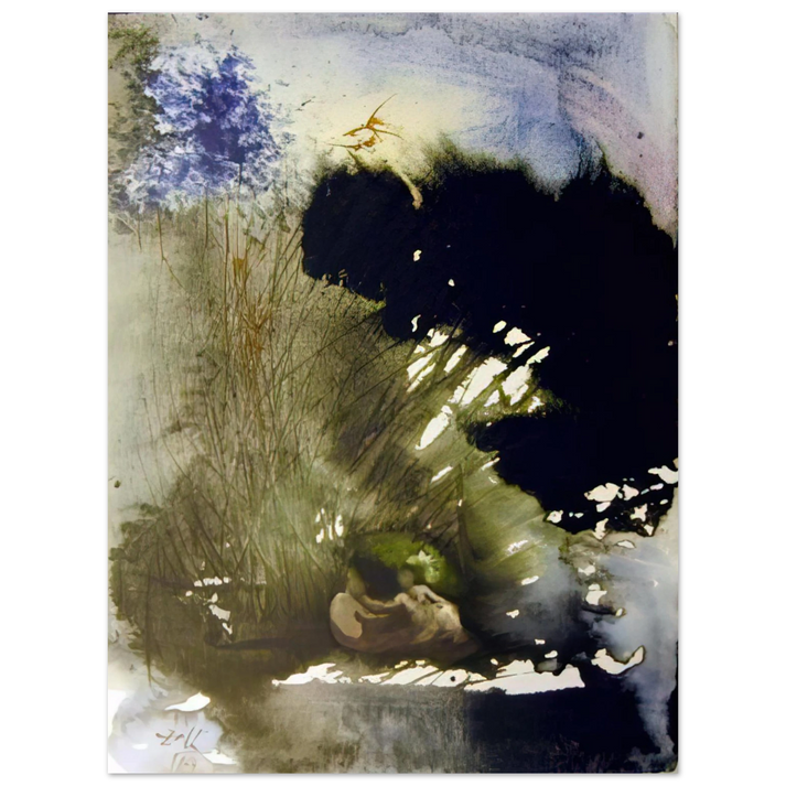 Salvador Dali - VIR ET MULIER IN PARADISO VOLUPTATIS 1967 75x100 cm / 30x40inches Fine Art Poster