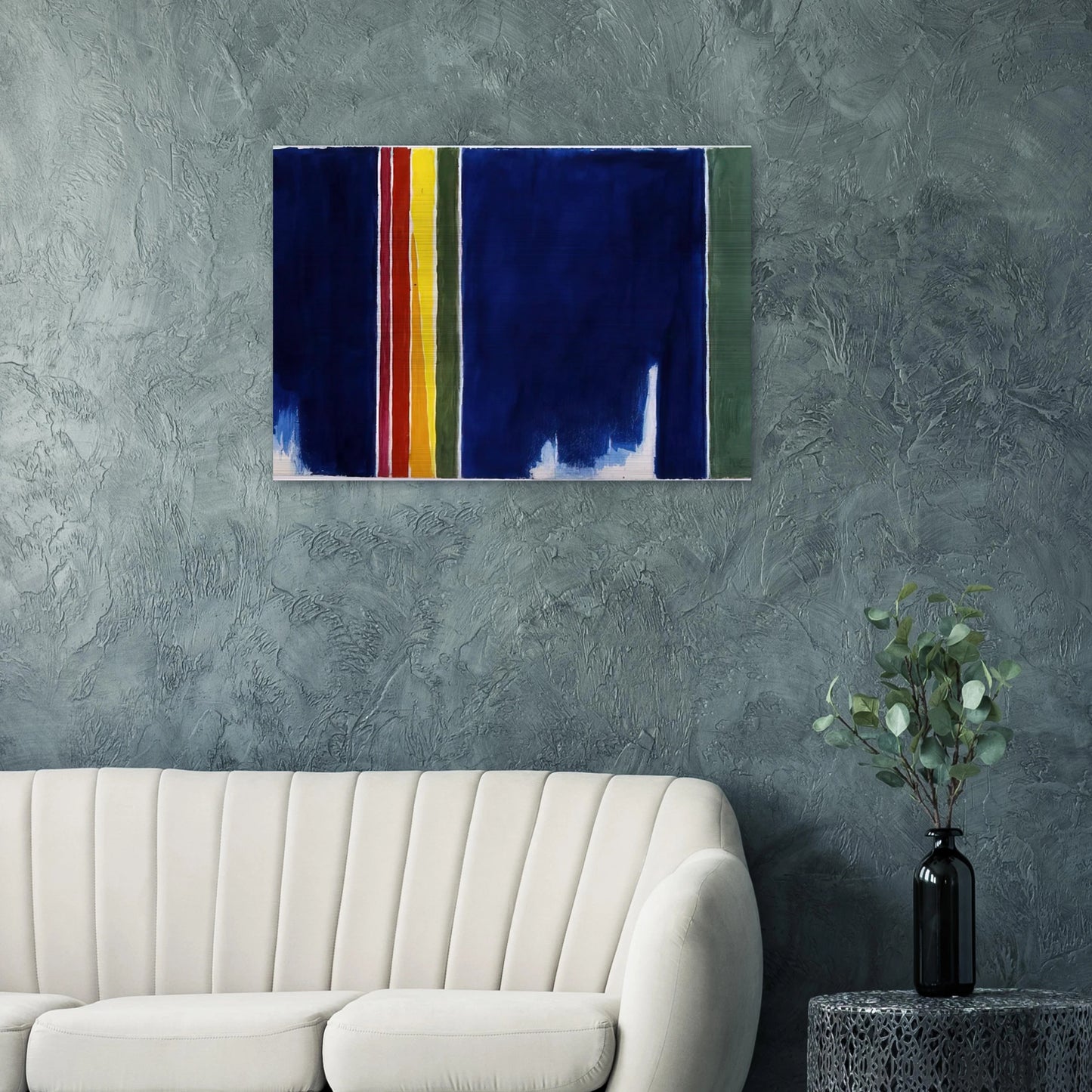 ATMOSPHERIC EFFECTS I 1970 - Alma Woodsey Thomas Brushed Aluminum Print - 70x100 cm / 28x40 inches | Alma Woodsey Thomas Aluminum Print | Alma Woodsey Thomas Prints