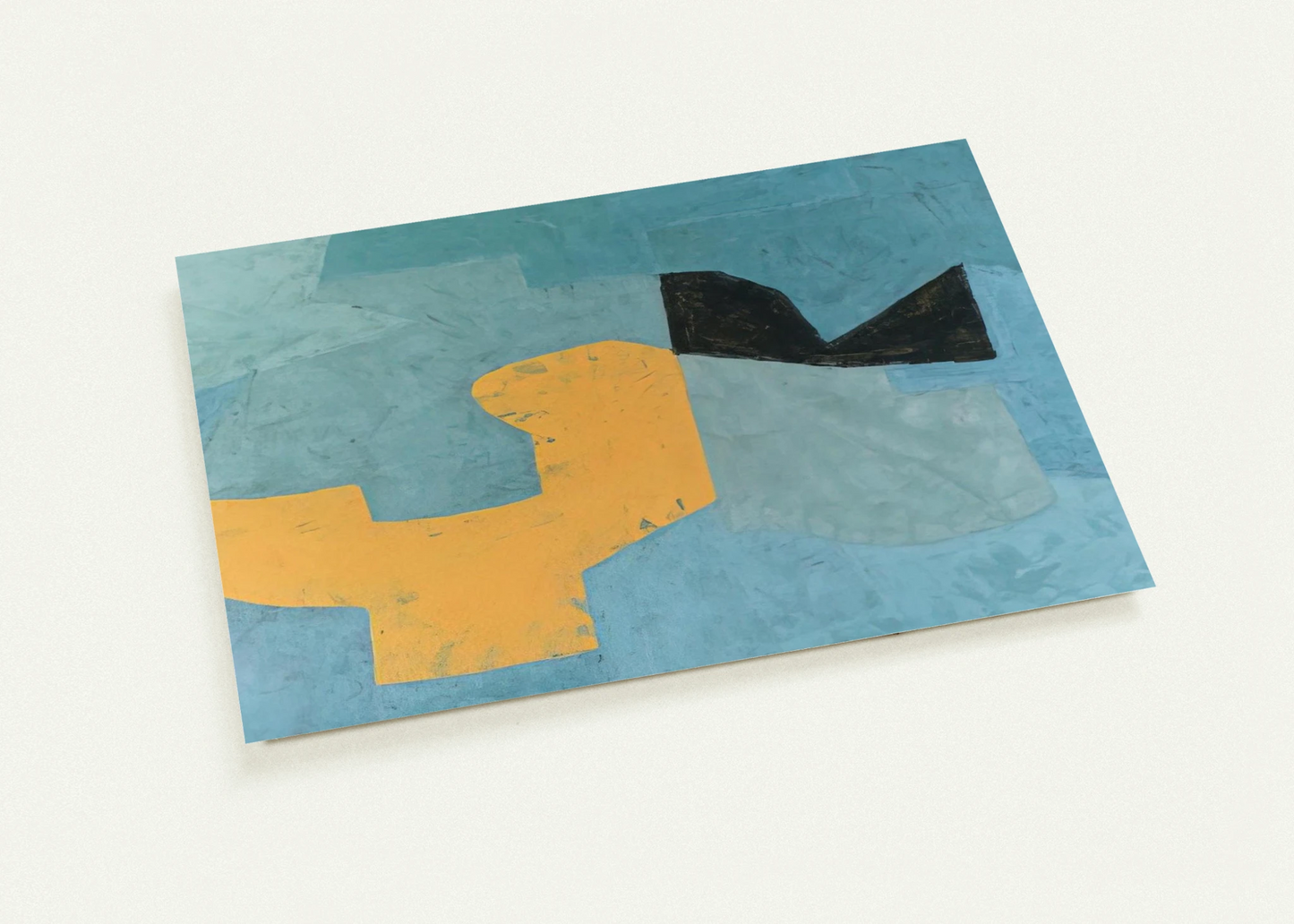 Composition - 1955 By Serge Poliakoff Pack of 10 Post Cards | Serge Poliakoff Post Cards | A6 (10.5 x 14.8 cm) - 4.1 x 5.8 inches