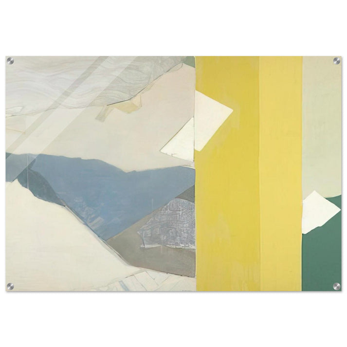 Three Whites - 1963 - Kenzo Okada Acrylic Print - 70x100 cm / 28x40″ inches