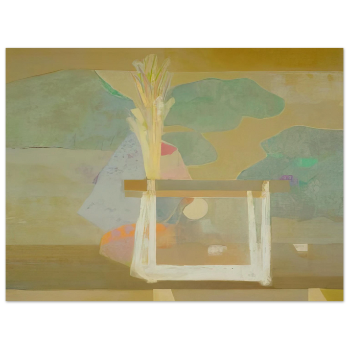 Kenzo Okada - A Well - 1966 75x100 cm / 30x40inches Fine Art Poster
