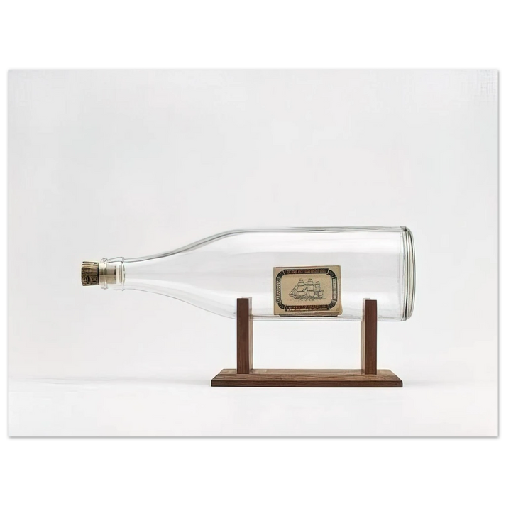 Billy Apple - Ship in a Bottle - 1963 75x100 cm / 30x40inches Fine Art Poster