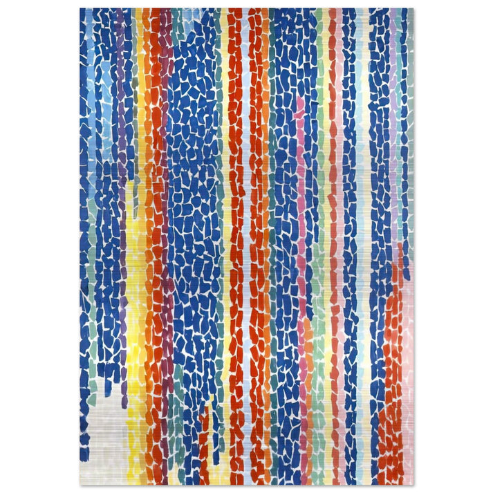 IRIS TULIPS JONQUILS AND CROCUSES 1969 - Alma Woodsey Thomas Brushed Aluminum Print - 70x100 cm / 28x40 inches | Alma Woodsey Thomas Aluminum Print | Alma Woodsey Thomas Prints