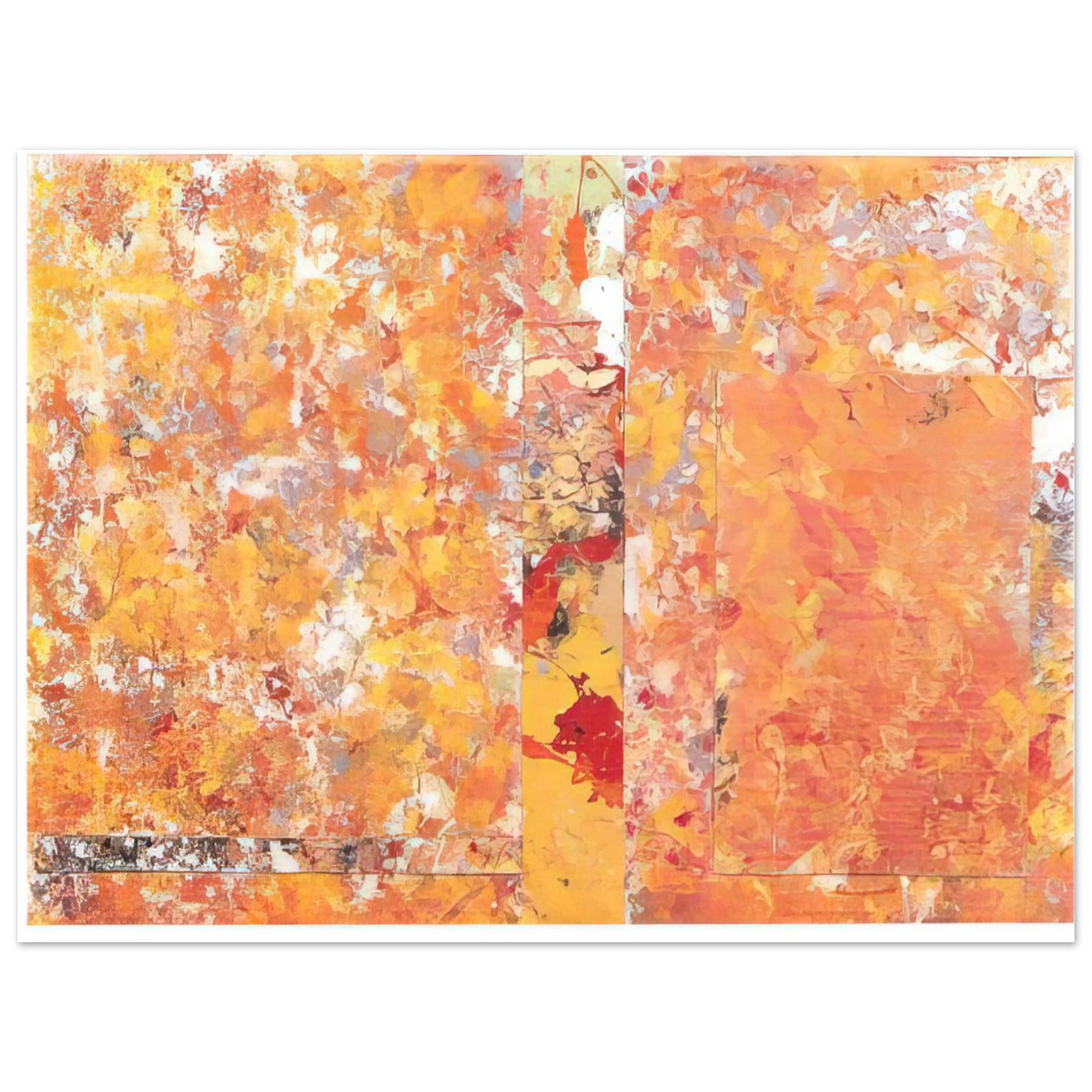 Sam Gilliam - Toward a Red Fine Art Poster - Default Title