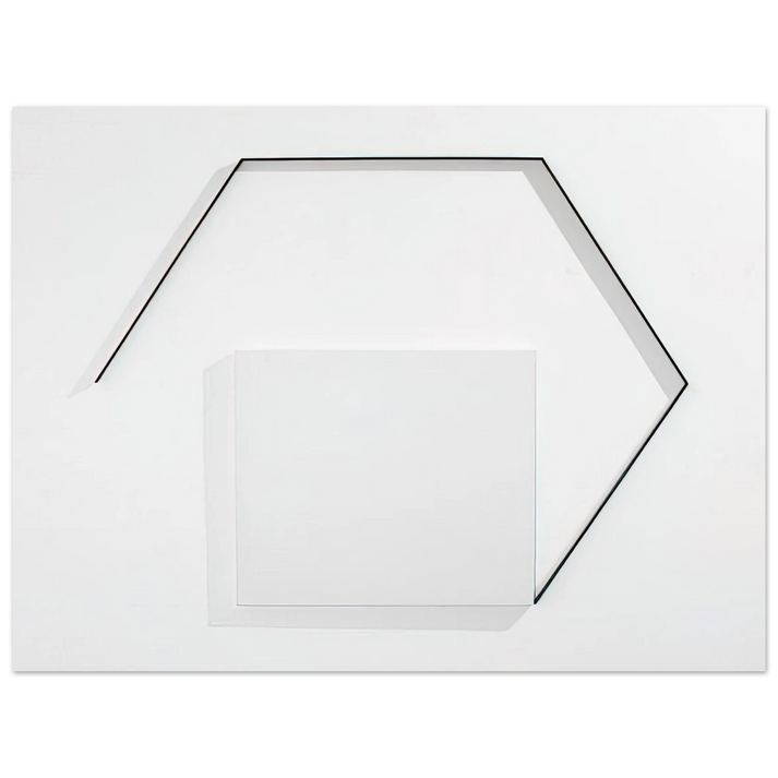 Francois Morellet - Steel-Life N°43 - Minimalism 75x100 cm / 30x40inches Fine Art Poster