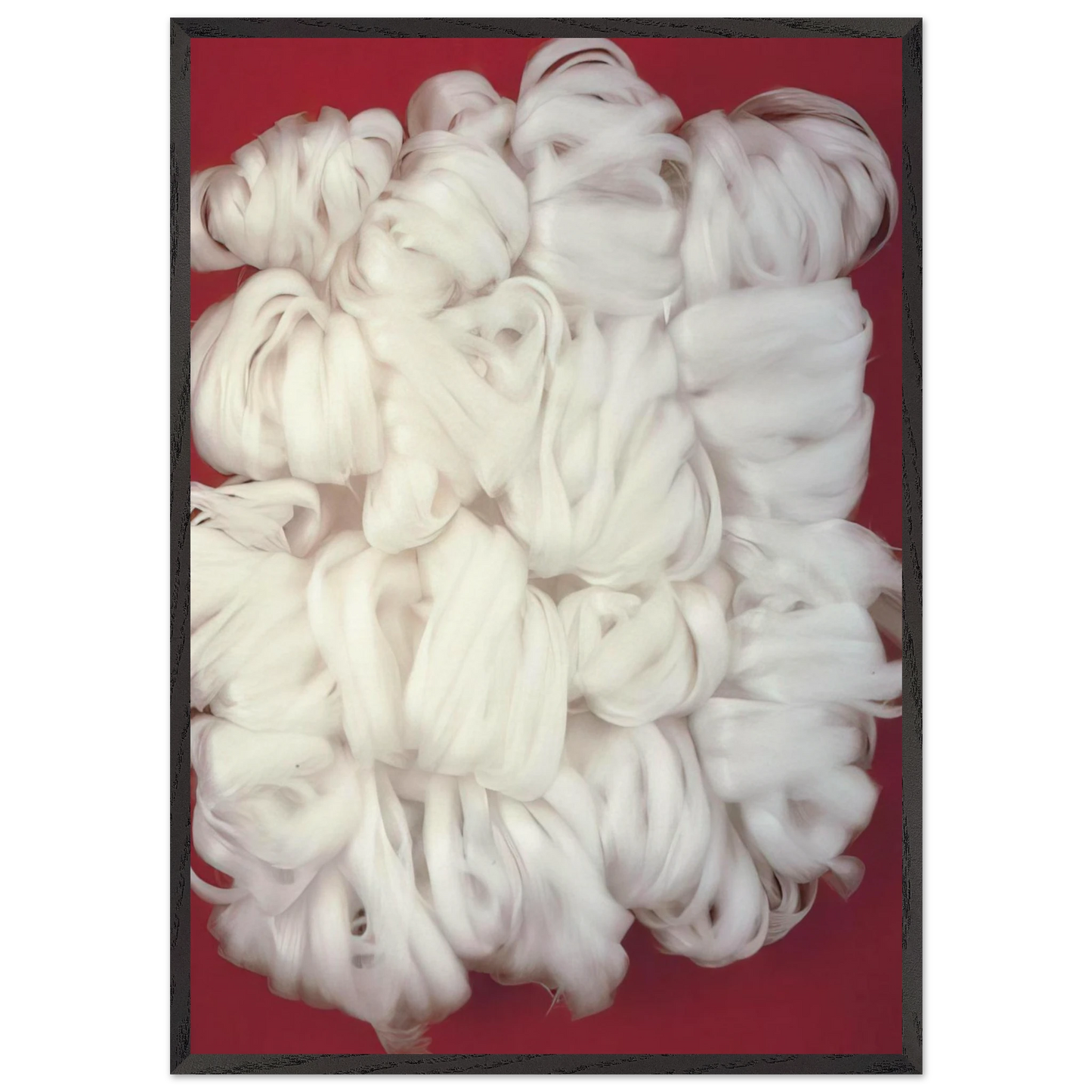 Achrome - 1961 - Piero Manzoni 70x100 cm / 28x40 inches Framed Art Print – Black Wooden Frame