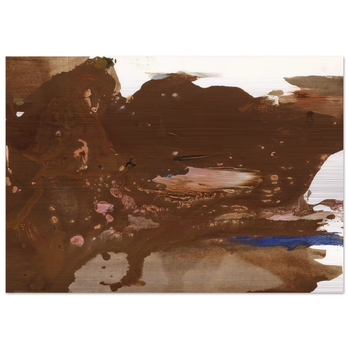 Untitled - 1978 - Helen Frankenthaler Brushed Aluminum Print - 70x100 cm / 28x40 inches | Helen Frankenthaler Aluminum Print | Helen Frankenthaler Prints