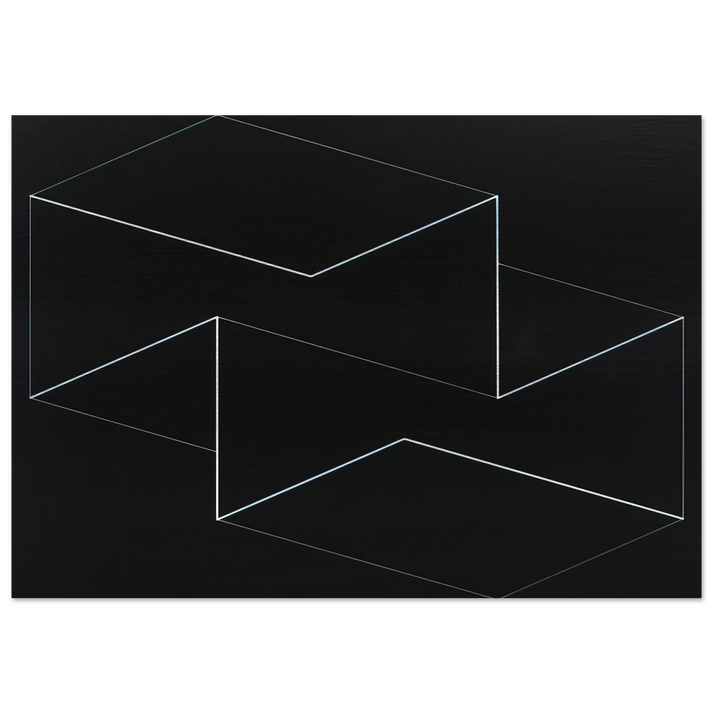 F M E 5 1962 - Josef Albers Brushed Aluminum Print - 70x100 cm / 28x40 inches | Josef Albers Aluminum Print | Josef Albers Prints