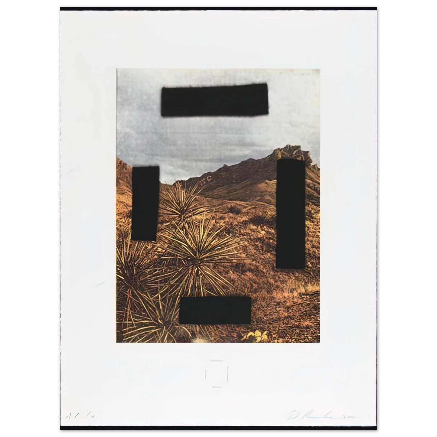 Edward Ruscha - NOOSE AROUND YOUR NECK COUNTRY CITYSCAPES SERIES 2001 Fine Art Poster - Default Title