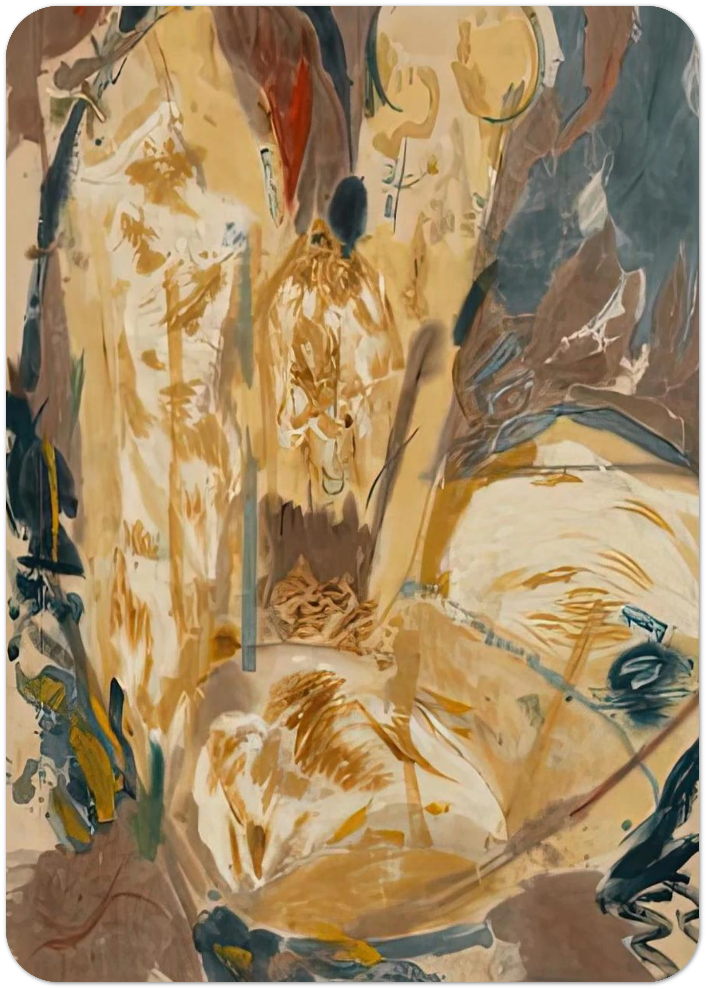 Giralda, 1956- By Helen Frankenthaler Pack of 10 Post Cards | Helen Frankenthaler Post Cards | A6 (10.5 x 14.8 cm) - 4.1 x 5.8 inches