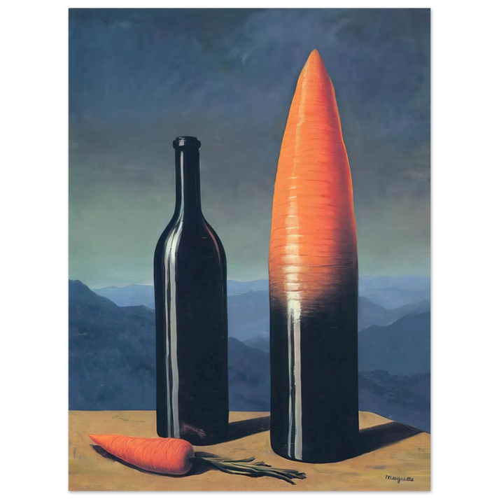 Rene Magritte - THE EXPLANATION 1952 75x100 cm / 30x40inches Fine Art Poster