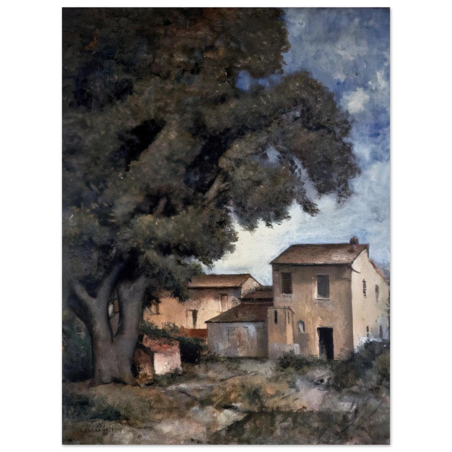 Carlo Carra - MERIGGIO 1927 Fine Art Poster - Default Title