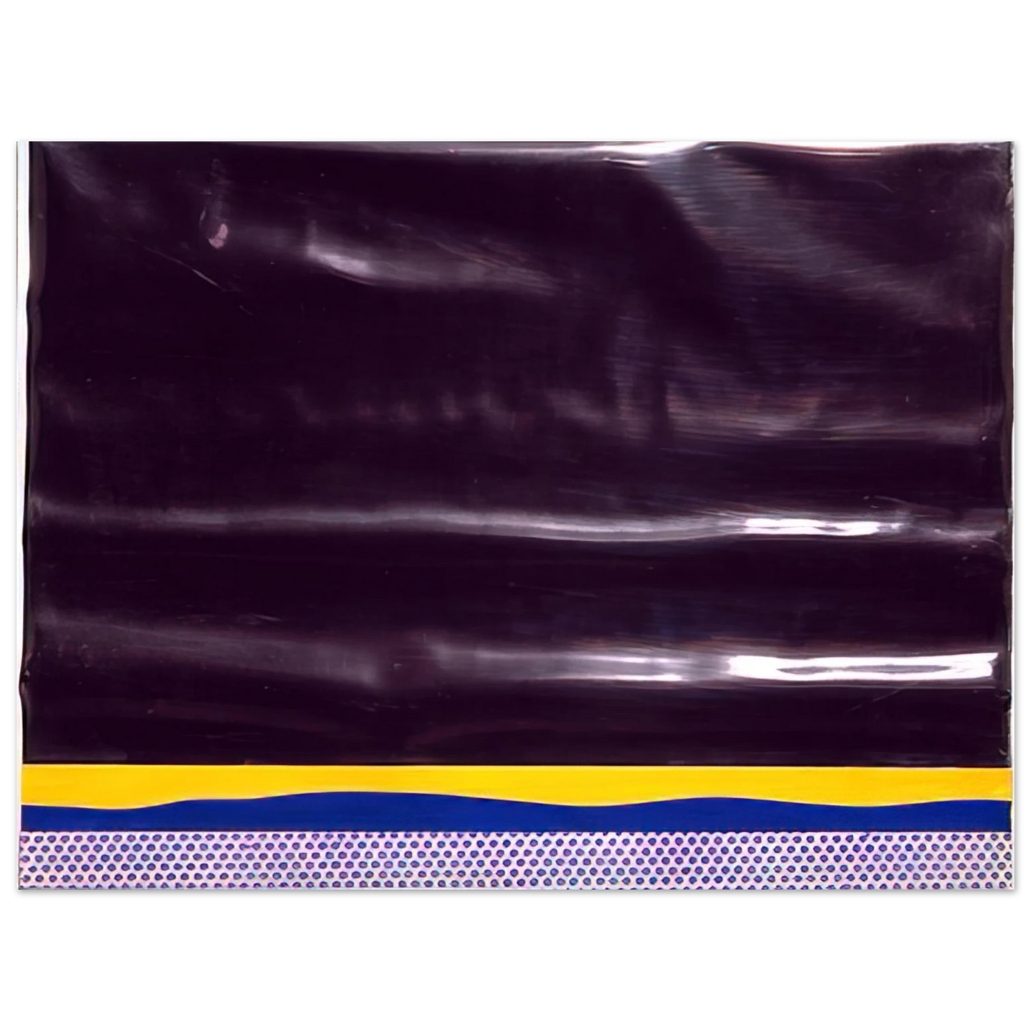 Roy Lichtenstein - YELLOW LANDSCAPE 1965 Fine Art Poster - Default Title