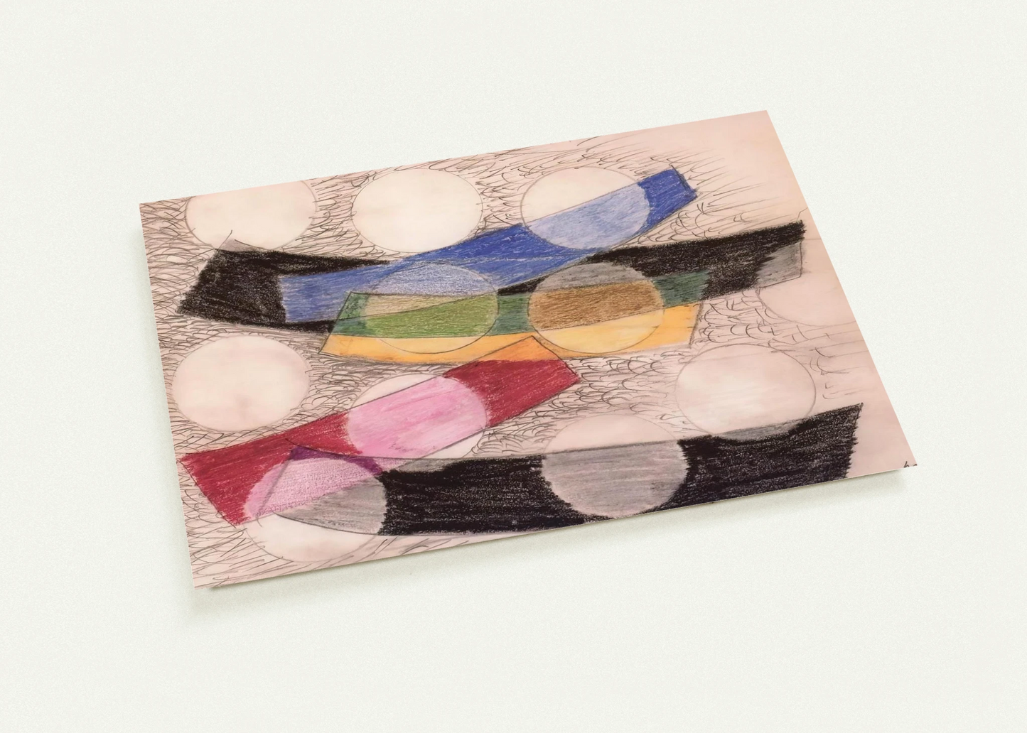 Floating Forms By Laszlo Moholy-Nagy Pack of 10 Post Cards | Laszlo Moholy-Nagy Post Cards | A6 (10.5 x 14.8 cm) - 4.1 x 5.8 inches