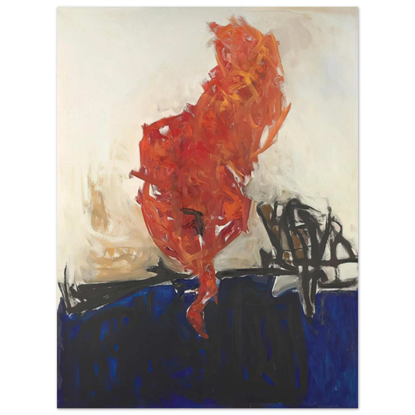 Theodoros Stamos - Home of the Sun - 1957 Fine Art Poster - Default Title