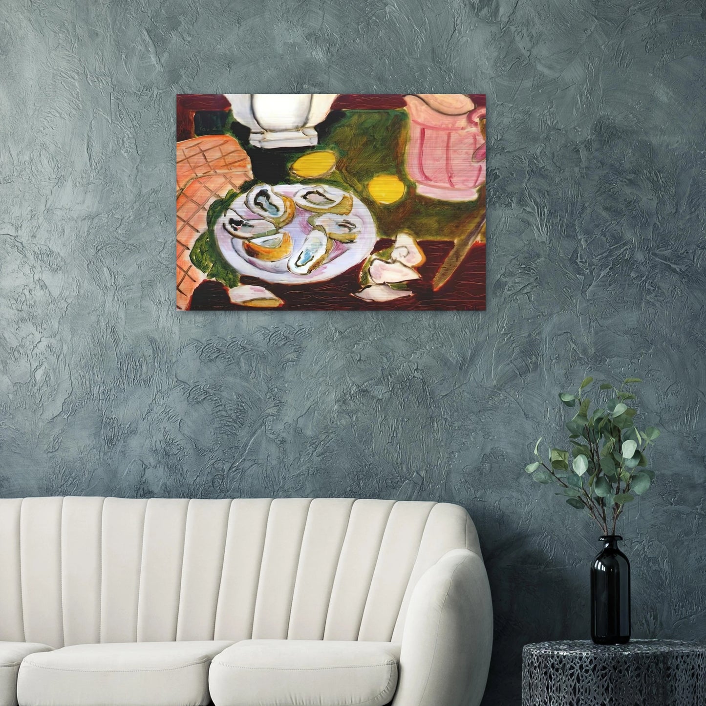 OYSTERS 1940 - Henri Matisse Brushed Aluminum Print - 70x100 cm / 28x40 inches | Henri Matisse Aluminum Print | Henri Matisse Prints