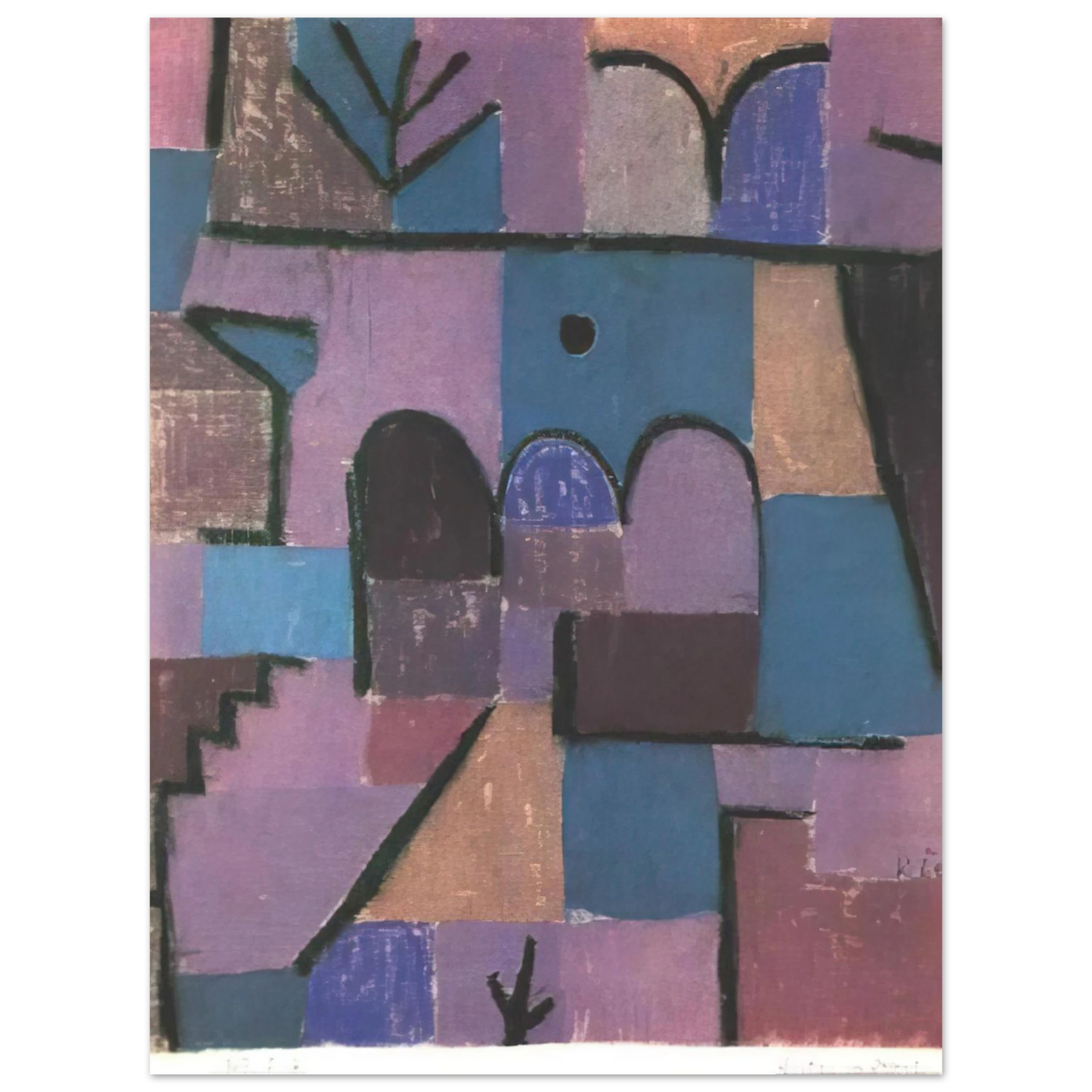 Paul Klee - ORIENTAL GARDEN 1939 Fine Art Poster - Default Title