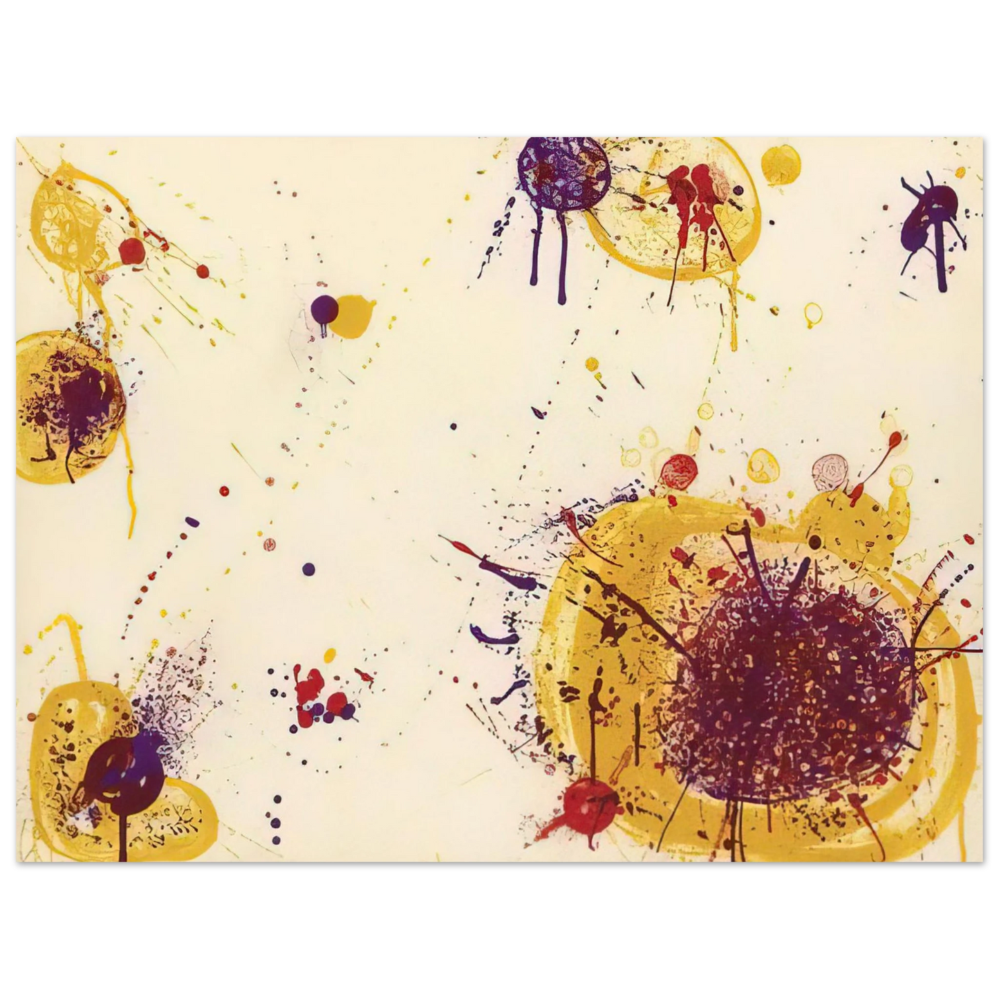 Sam Francis - Yellow Speck Fine Art Poster - Default Title