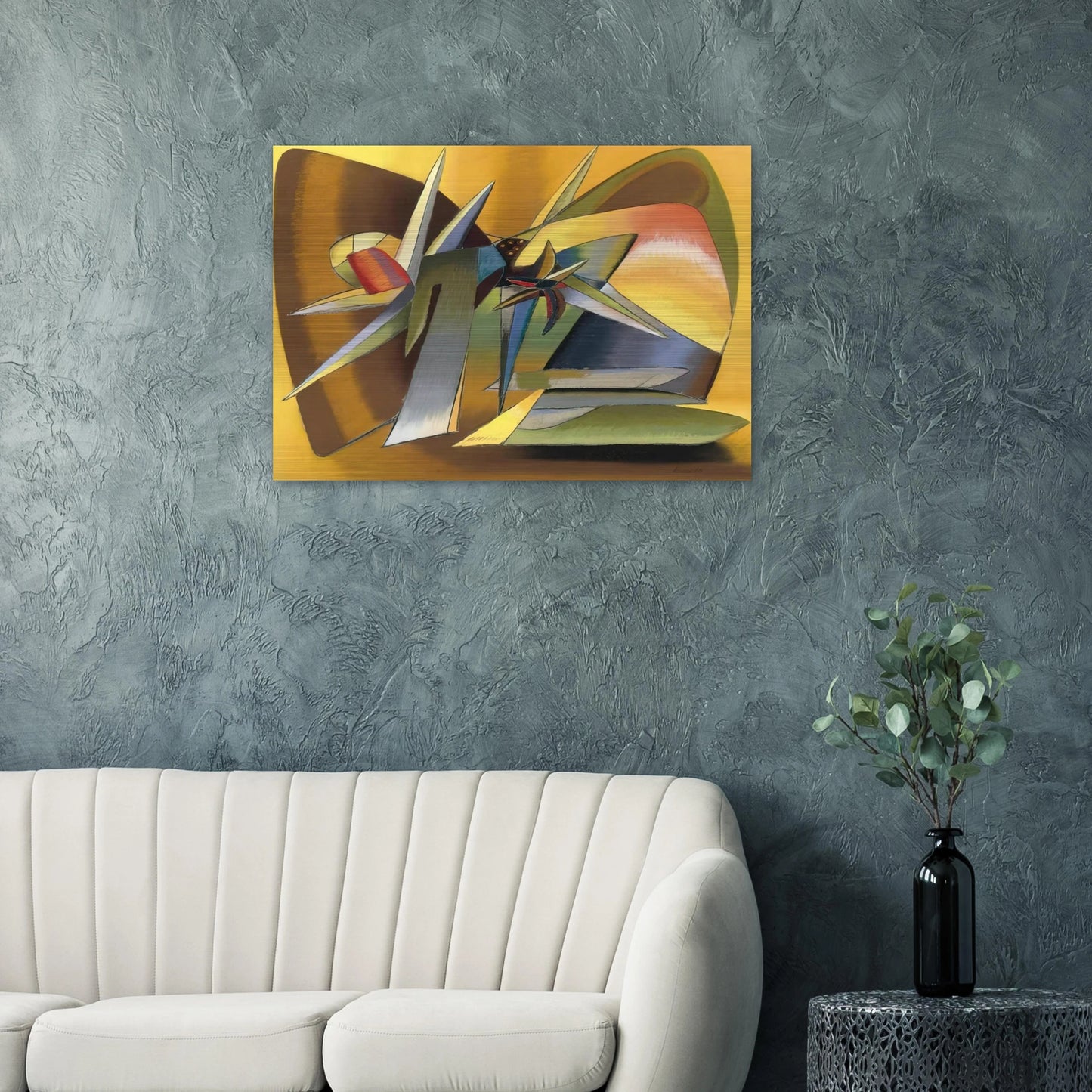 The Desert - 1938 - John Ferren Brushed Aluminum Print - 70x100 cm / 28x40 inches | John Ferren Aluminum Print | John Ferren Prints