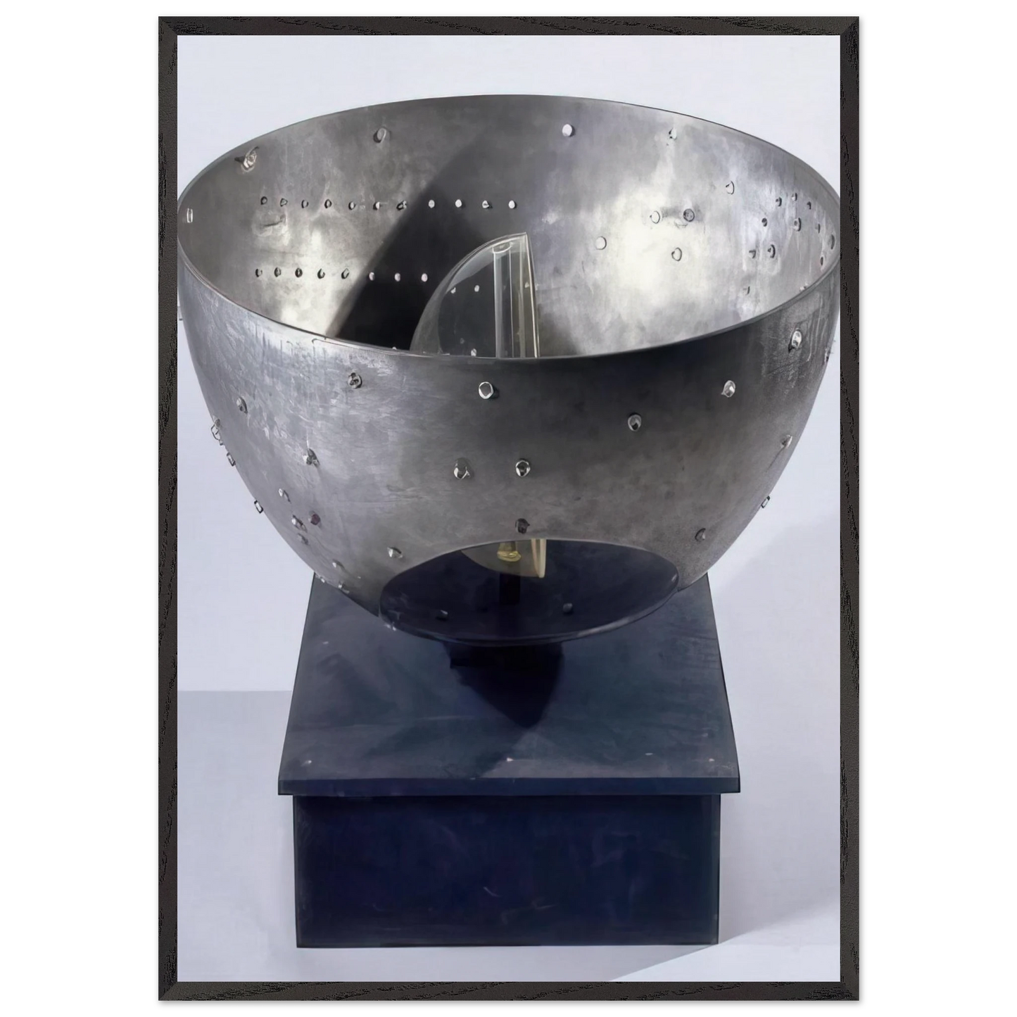 Untitled - 1967 N10 - Gyula Kosice 70x100 cm / 28x40 inches Framed Art Print – Black Wooden Frame