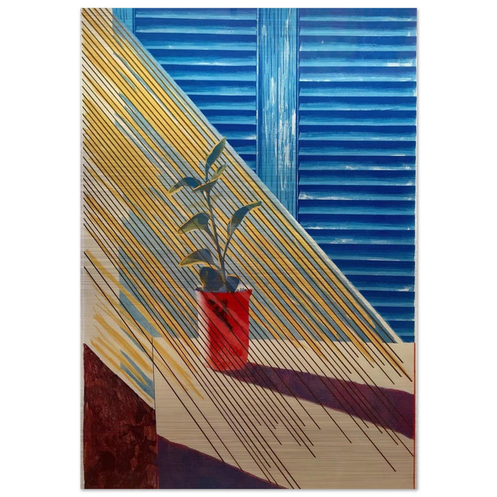 David Hockney - David Hockney Brushed Aluminum Print - 70x100 cm / 28x40 inches | David Hockney Aluminum Print | David Hockney Prints