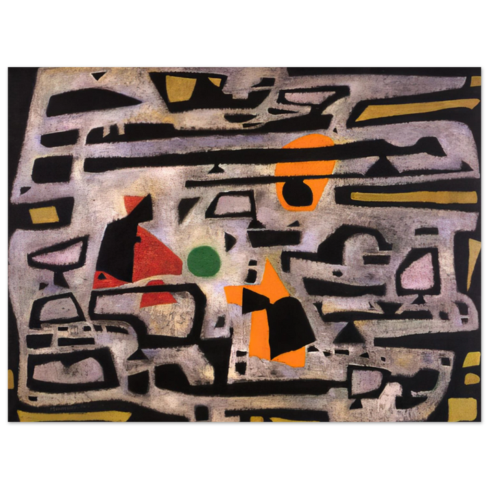 Alfred Manessier - Hiver - 1950 75x100 cm / 30x40inches Fine Art Poster