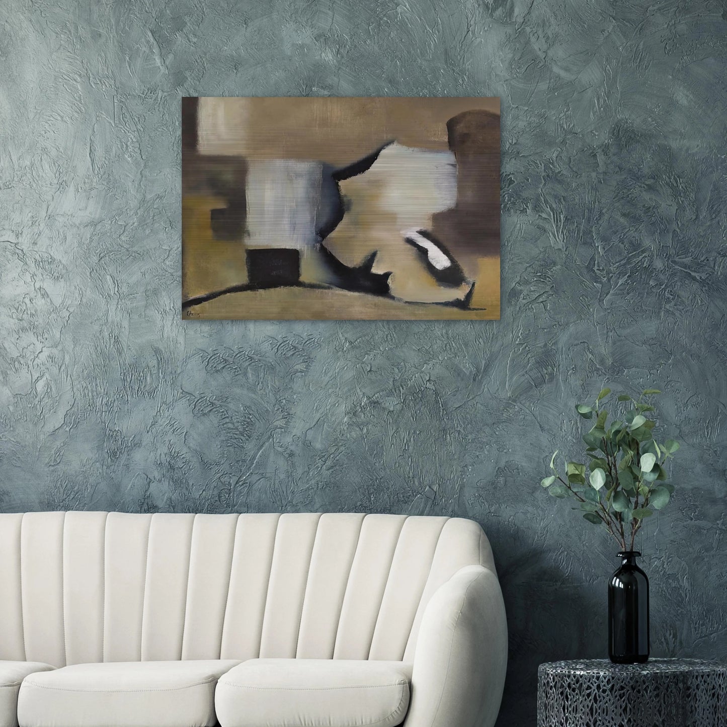 Beyond Emperors - 1952 - Theodoros Stamos Brushed Aluminum Print - 70x100 cm / 28x40 inches | Theodoros Stamos Aluminum Print | Theodoros Stamos Prints