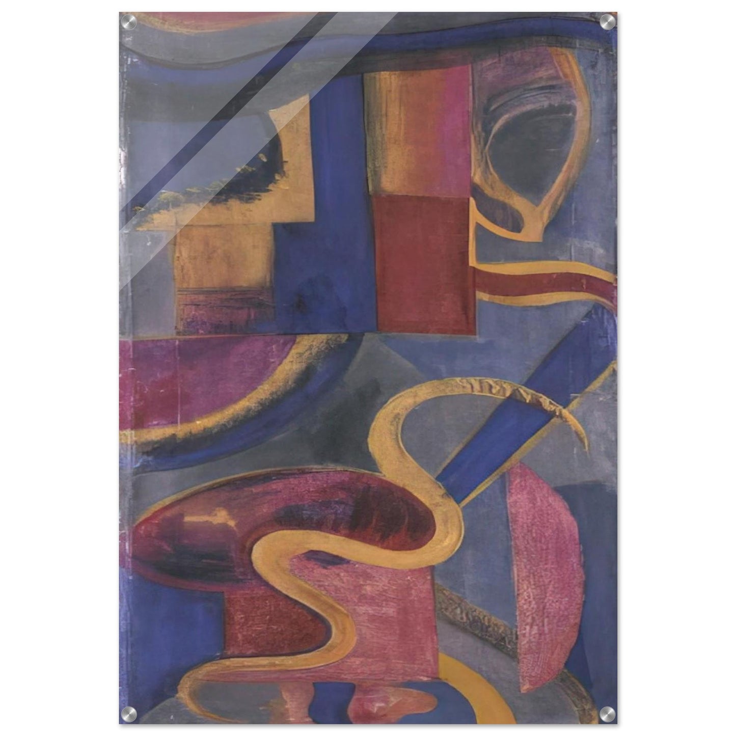 Composizione Dada - Abstract Art - Julius Evola Acrylic Print - 70x100 cm / 28x40″ inches | Julius Evola Wall Art | Julius Evola Prints