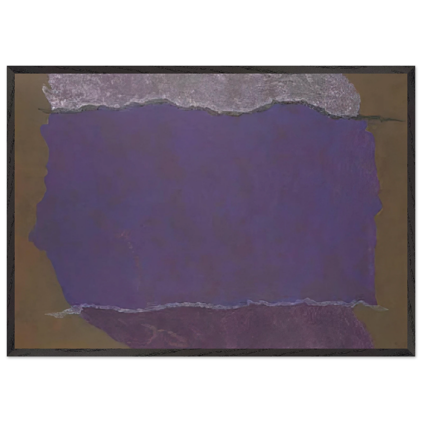 Infinity Field Lefkada Series - 1981 - Theodoros Stamos 70x100 cm / 28x40 inches Framed Art Print – Black Wooden Frame