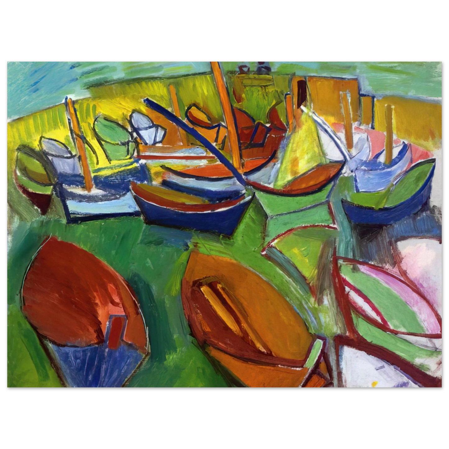 Raoul Dufy - MARTIGUES 1907 Fine Art Poster - Default Title