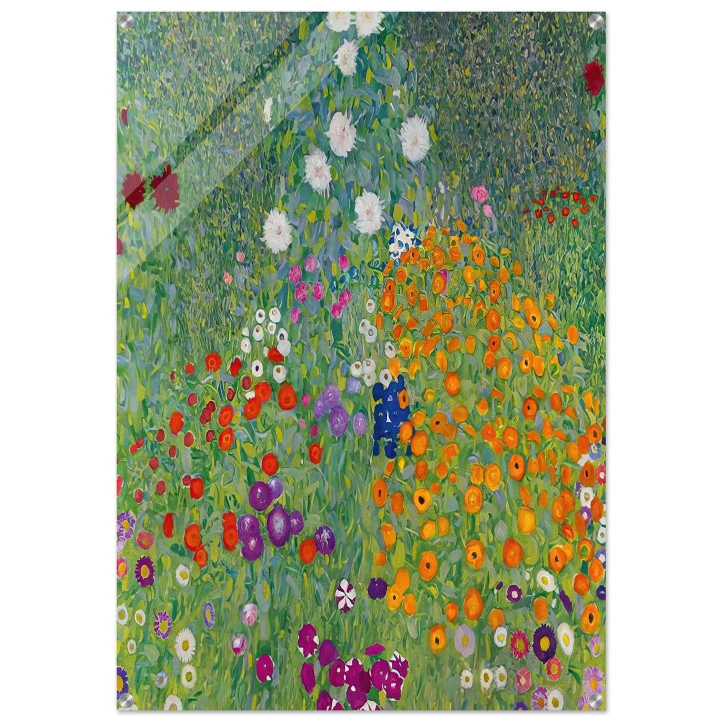 BLUMENGARTEN 1907 - Gustav Klimt Acrylic Print - 70x100 cm / 28x40″ inches