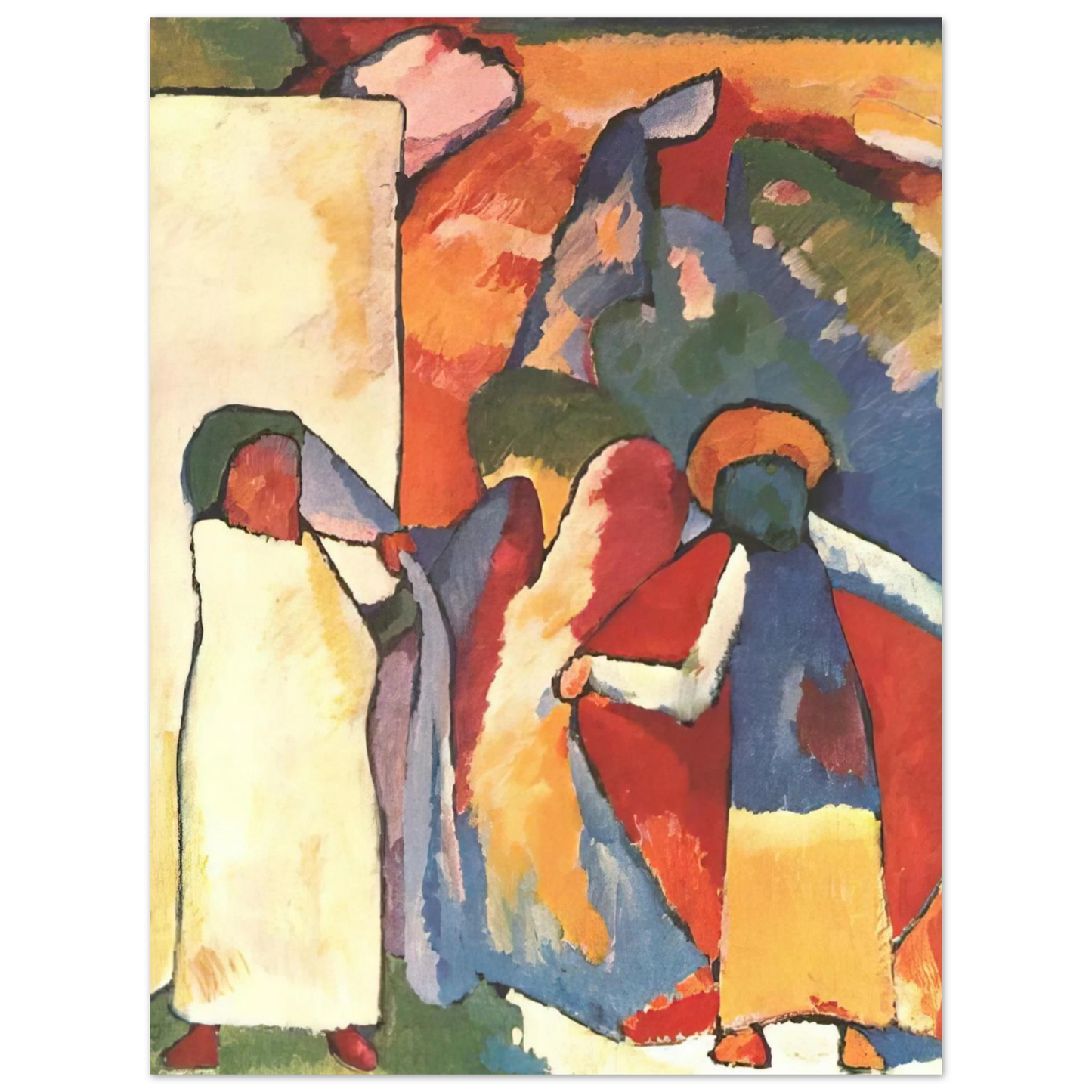 Wassily Kandinsky - IMPROVISATION 6 AFRICAN 1909 Fine Art Poster - Default Title