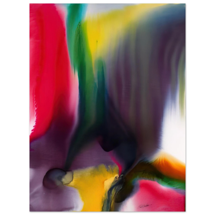 Paul Jenkins - Phenomena Agate Bridge 75x100 cm / 30x40inches Fine Art Poster