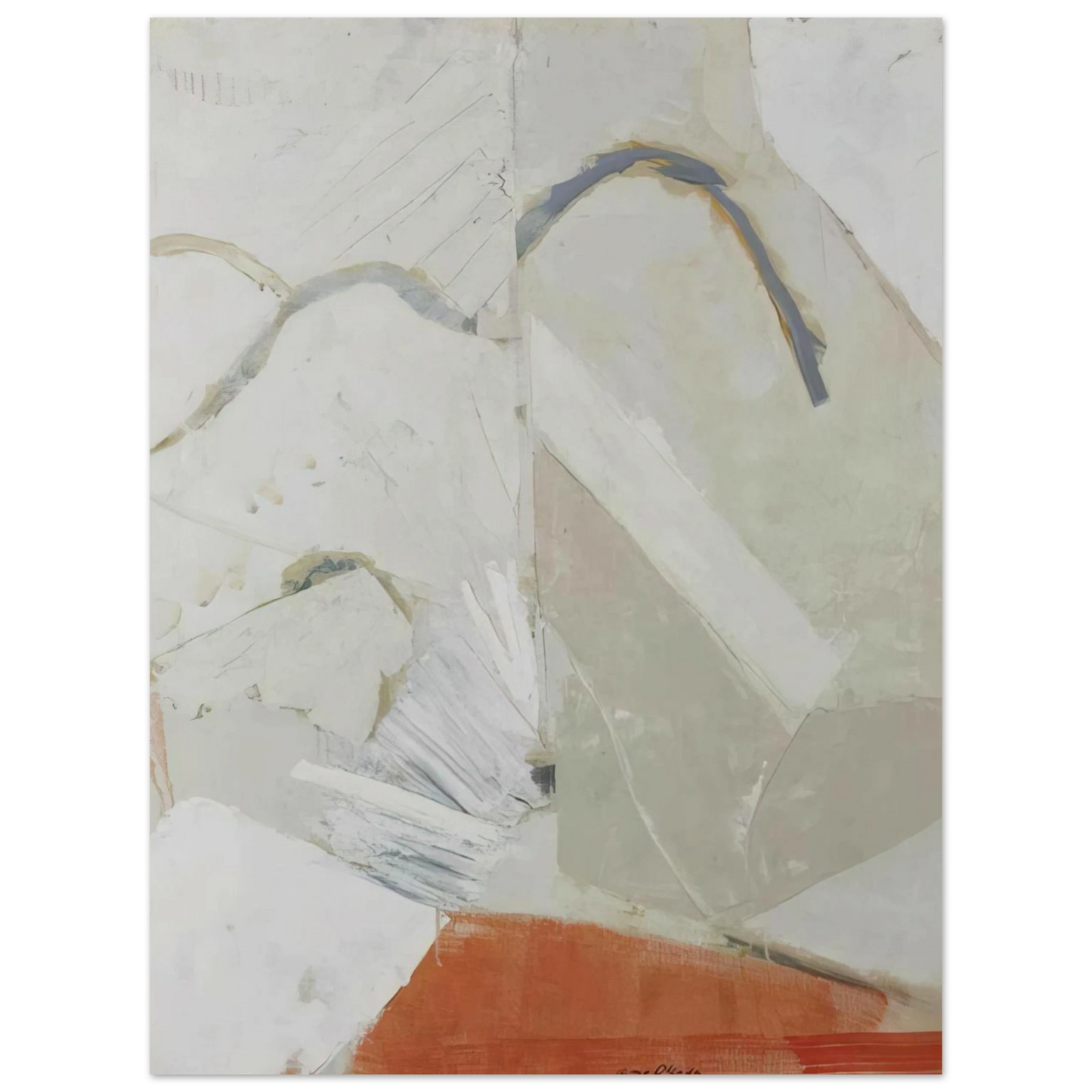 Kenzo Okada - Untitled - 1960 Fine Art Poster - Default Title