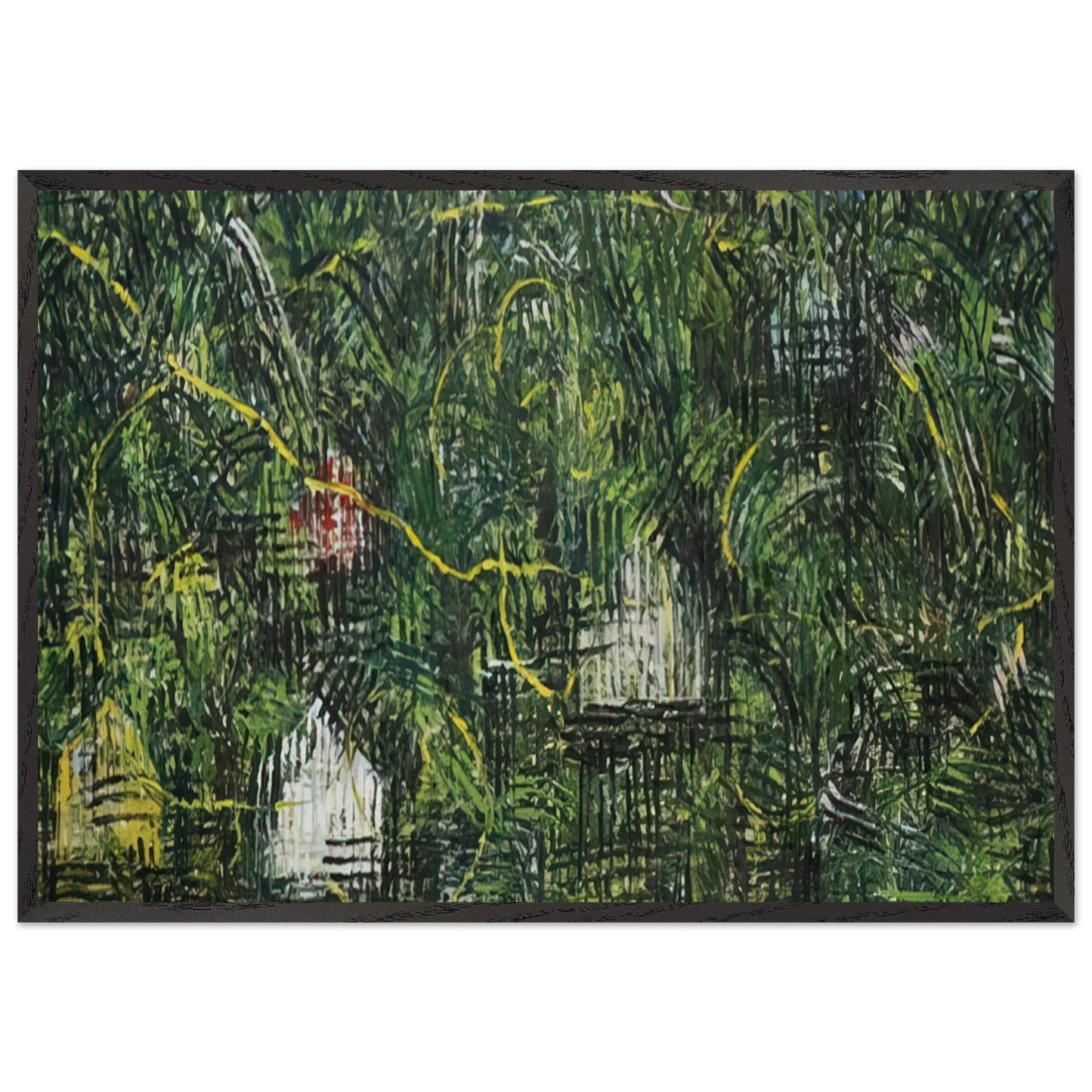 Bee - 1999 - Jennifer Bartlett 70x100 cm / 28x40 inches Framed Art Print – Black Wooden Frame