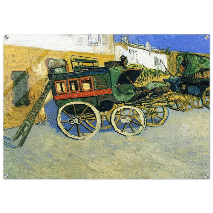 The Tarascon Diligence - Vincent van Gogh Acrylic Print - 70x100 cm / 28x40″ inches | Vincent van Gogh Wall Art | Vincent van Gogh Prints