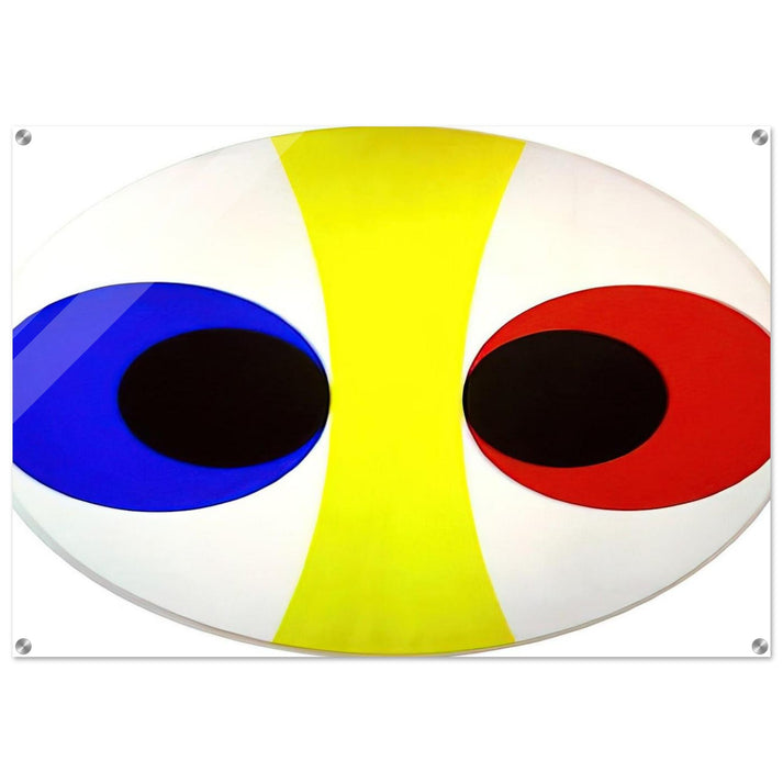 Omicron VII - 1961 - Alexander Liberman Acrylic Print - 70x100 cm / 28x40″ inches