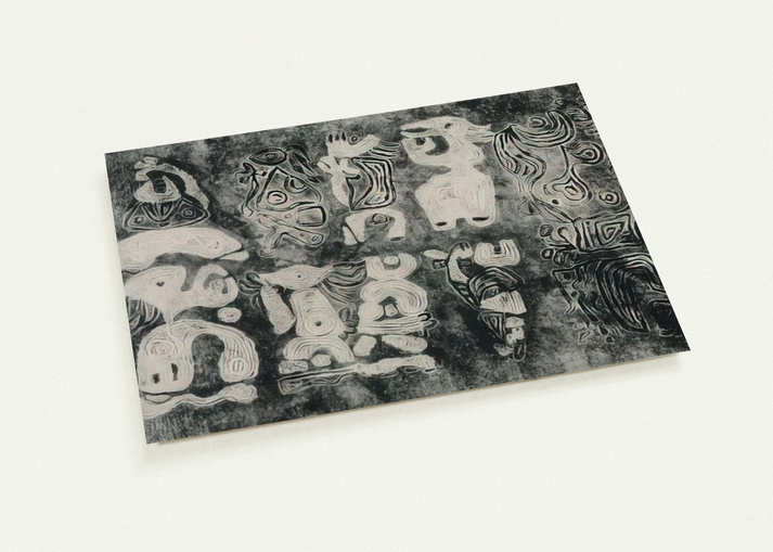 Gilgamesh By Karl Otto Gotz Pack of 10 Post Cards | Karl Otto Gotz Post Cards | A6 (10.5 x 14.8 cm) - 4.1 x 5.8 inches