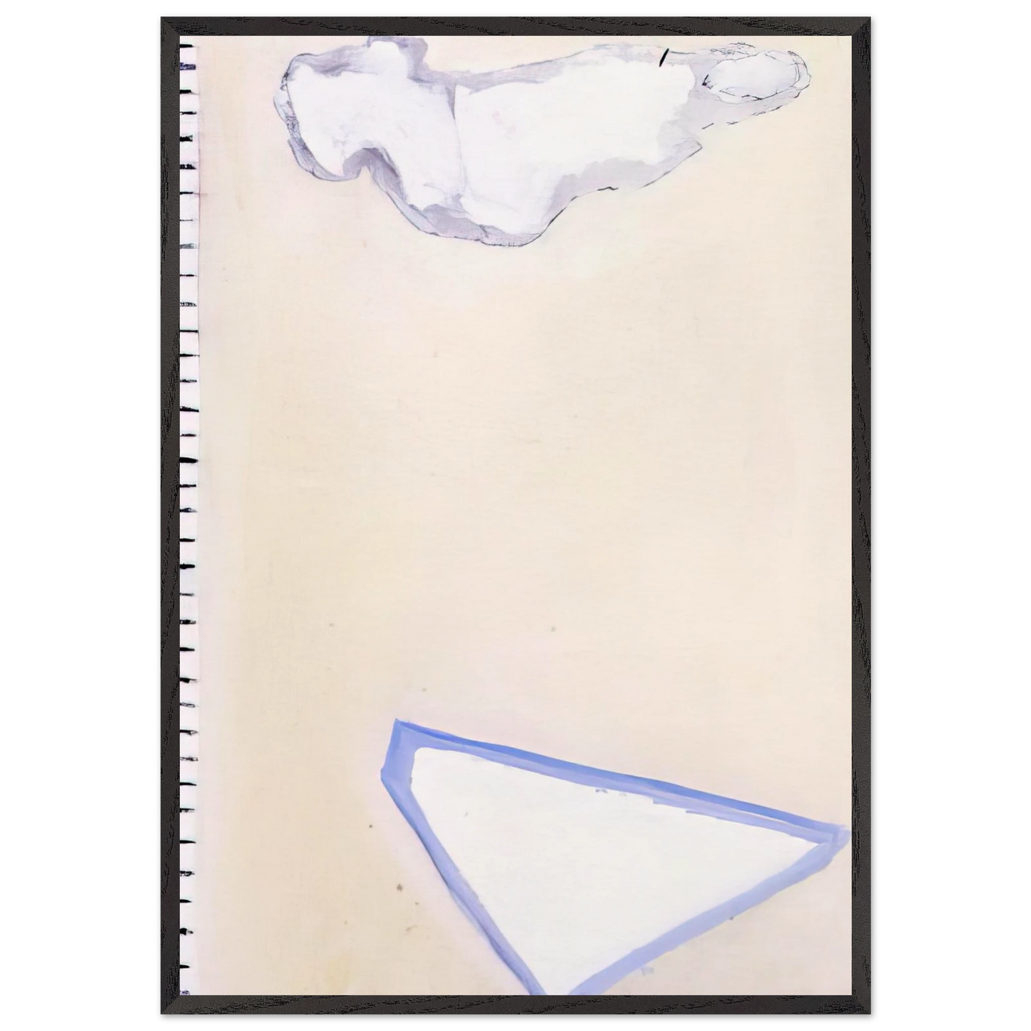 Trap - 2006 N2 - Raoul De Keyser 70x100 cm / 28x40 inches Framed Art Print – Black Wooden Frame