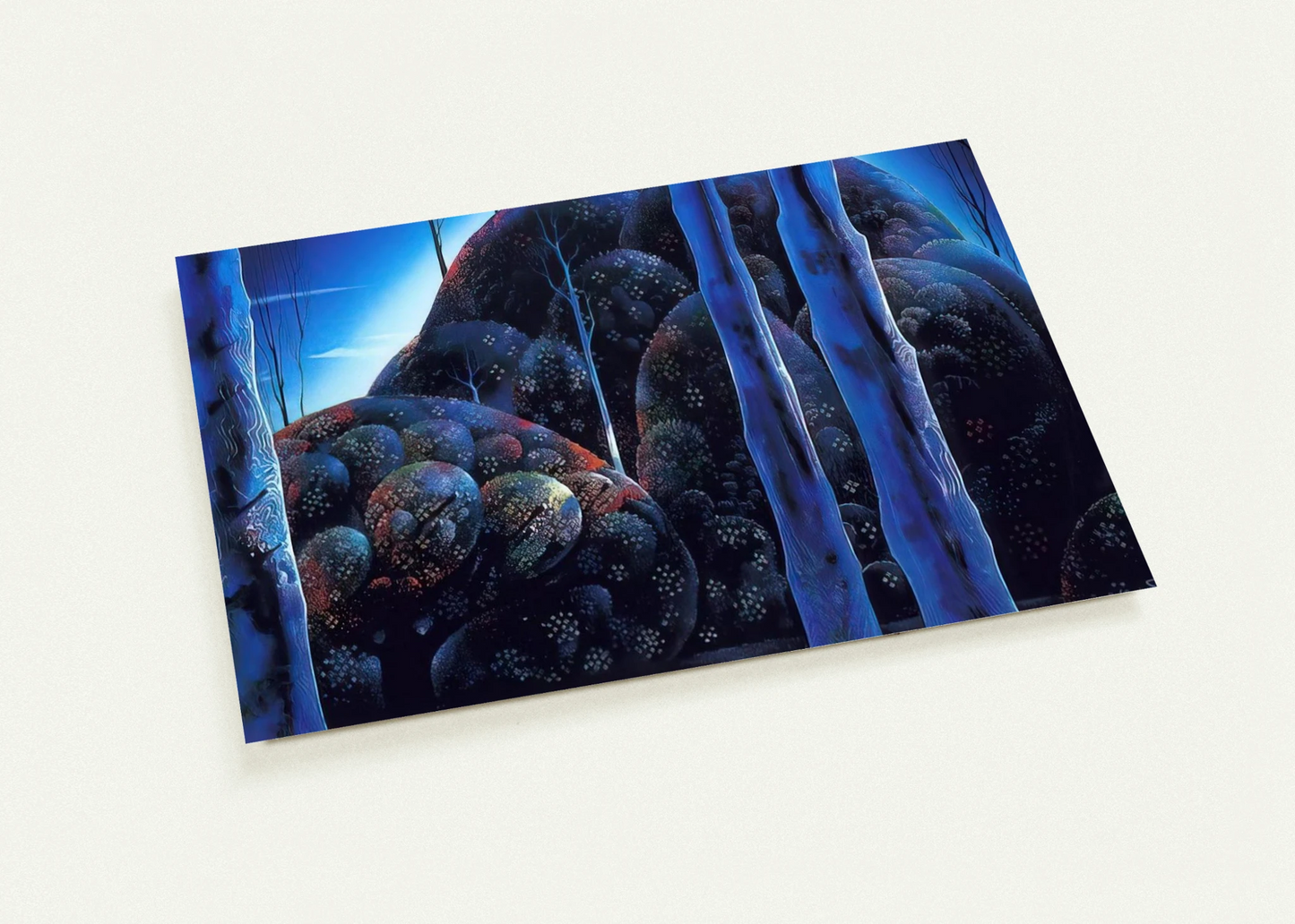 Moonlit Eucalyptus By Eyvind Earle Pack of 10 Post Cards | Eyvind Earle Post Cards | A6 (10.5 x 14.8 cm) - 4.1 x 5.8 inches