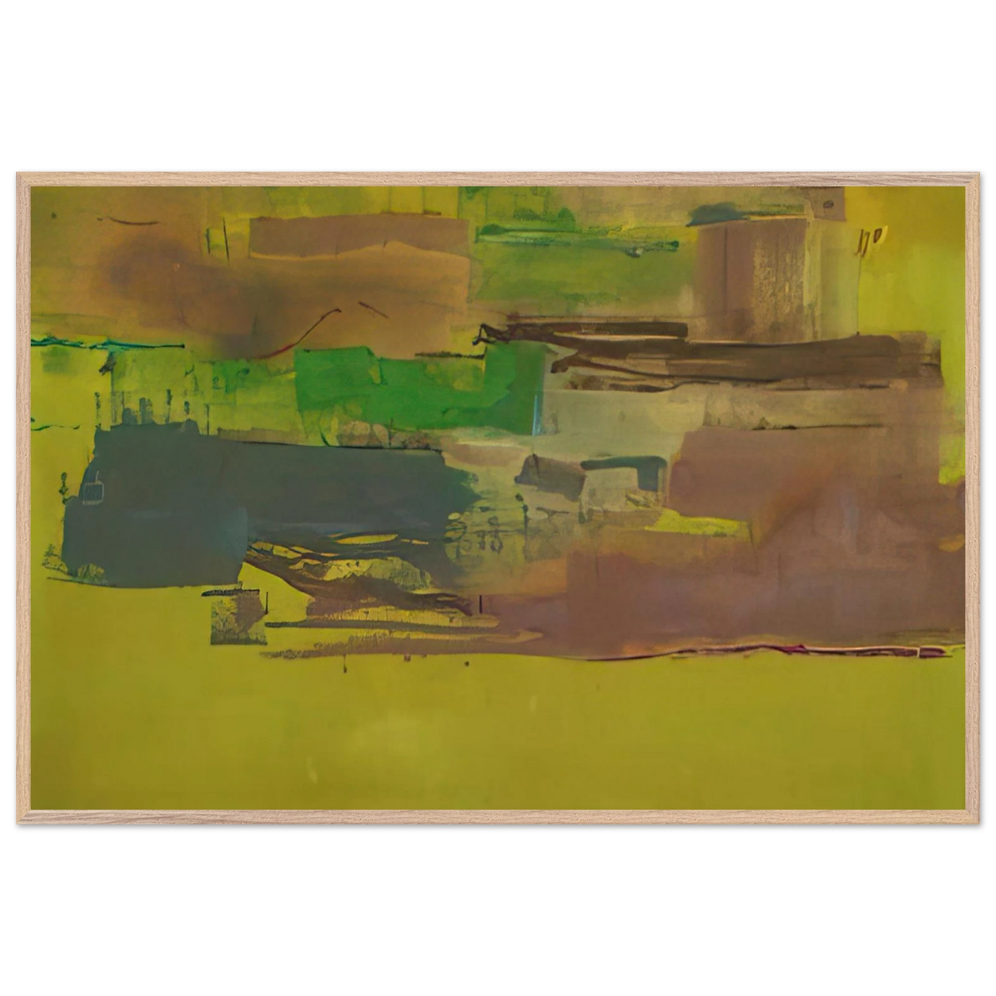 Helen Frankenthaler - August Deep - 1978 Wall art - A0 (84.1 x 118.9 cm) - Fine Art Poster - -