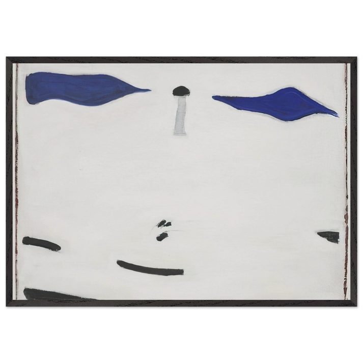 Fresh - 2007 N2 - Raoul De Keyser 70x100 cm / 28x40 inches Framed Art Print – Black Wooden Frame