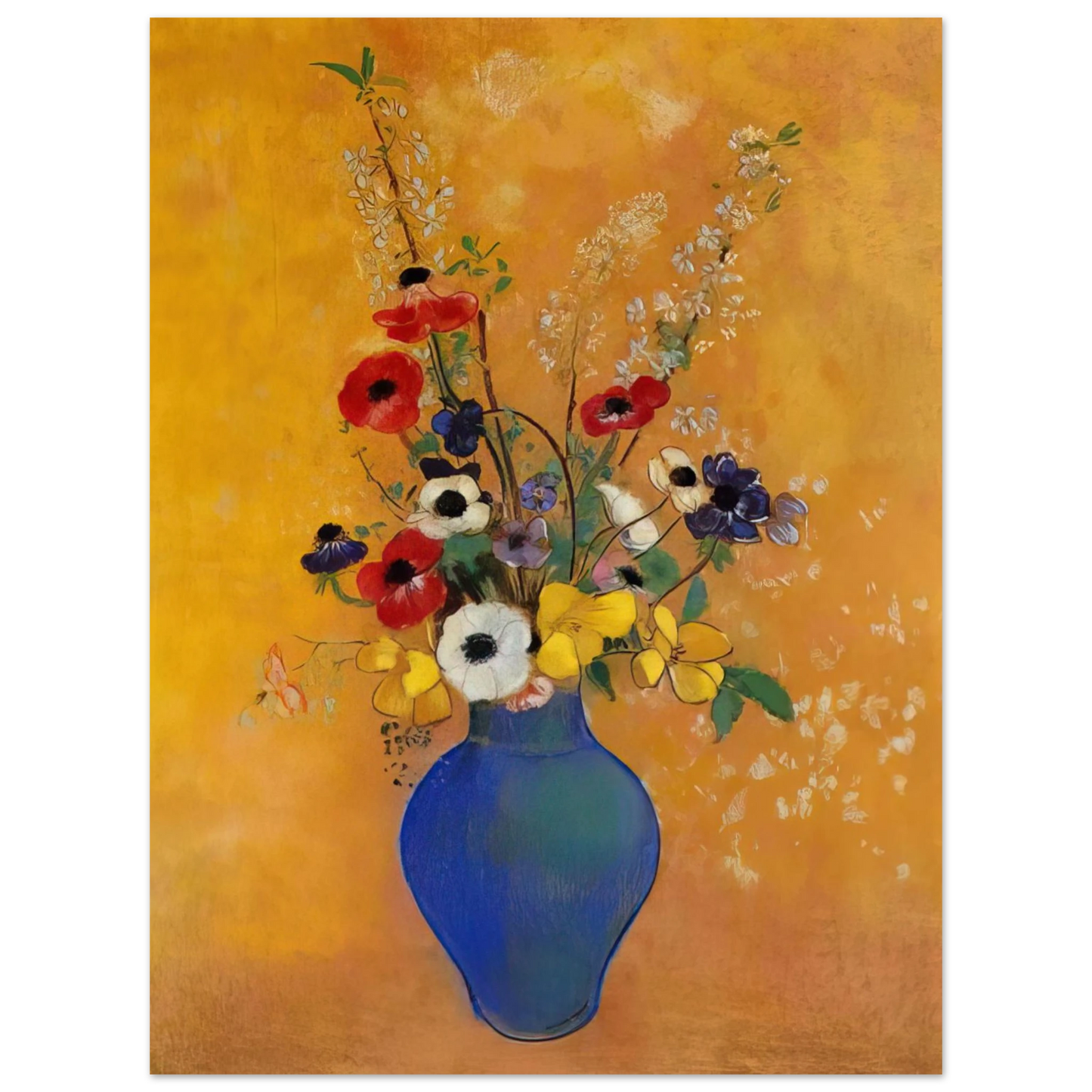 Odilon Redon - VASE OF FLOWERS 4 Fine Art Poster - Default Title