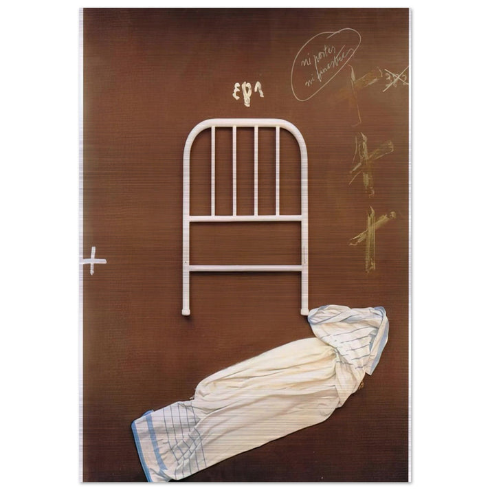 NO DOORS OR WINDOWS 1993 - Antoni Tapies Brushed Aluminum Print - 70x100 cm / 28x40 inches | Antoni Tapies Aluminum Print | Antoni Tapies Prints